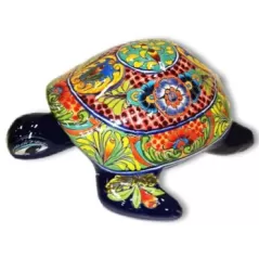 Talavera 17" Sea Turtle Statue