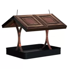 Woodlink Vintage Tin Panel Roof Fly Thru Feeder