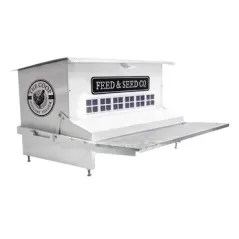 Woodlink Large White Chicken Feeder The Coop Absolute
