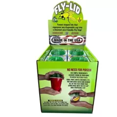 Billy Bob 100pc 2pk Fly Lid Fly Trap Counter Display