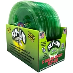 Billy Bob 16pc 5gal Fly Lid Fly Trap Bucket Counter Display