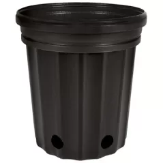 HC Dillen Elite 2000 Nursery Pot, Blow Molded, Trade 5 Gallon, Black, 46 per Bundle, 48 Bundles per Pallet, 11.87in x 11.00in, 3.90Gal
