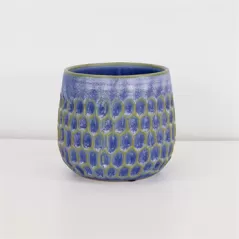 PHG 4.5"x4" Cambria Planters Carnation Blue Case of 8