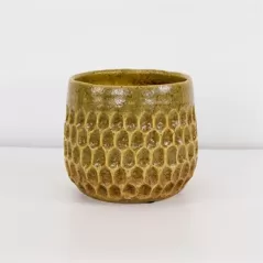 PHG 4.5"x4" Cambria Planters Splashed Mocha Case of 8