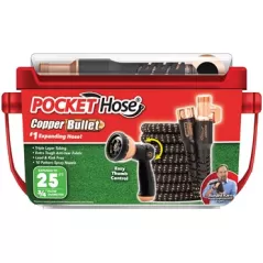 Telebrands 25' Pocket Hose Copper Bullet