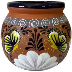 Talavera 14" Bella Especial Esfera Pot Barro