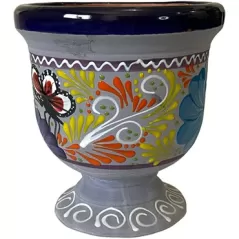 Talavera 8" Bella Especial Urn Planter Blue