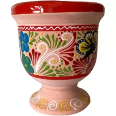 Talavera 8" Bella Especial Urn Planter Red