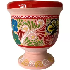 Talavera 10" Bella Especial Urn Planter Red