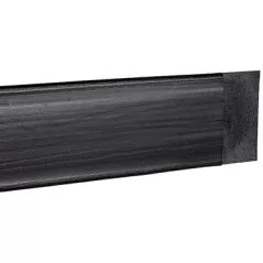 Valley View 1"x6"x20' Poly Board Black