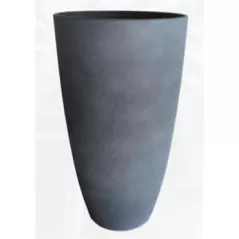 Austram 11" x 6" x 20" Vizcaya Vase Anchor Grey
