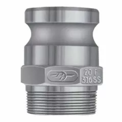 Cam and Groove Coupling, 3"Adapter x MNPT Aluminum Type F