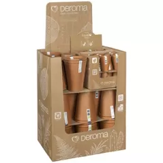 Deroma 52pc Aquado Mix Pot Terra Cotta Clay