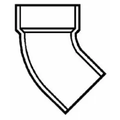 DWV-PVC 45 STREET ELBOW SPXS 6"
