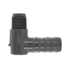 3/4" x 1/2" 90 Elbow PVC Insert x MPT | 1413-101