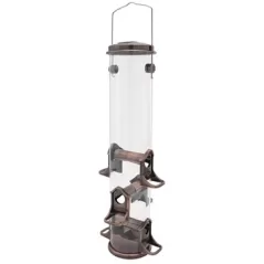 Perky Pet Jumbo Seed Bird Feeder Copper