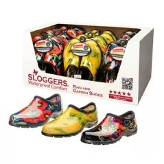 Sloggers 12pr Floral Shoe Pre Pack in PDQ