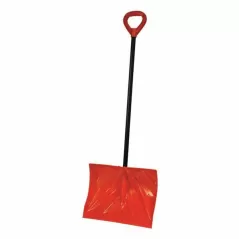Snow Shovel, SnoDozer 13.5" x 18" Poly Blade Steel Handle