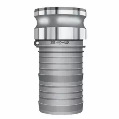 Cam and Groove Coupling, 2"Adapter x Hose Shank Aluminum Type E