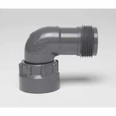 Sch. 40 Gray PVC Elbow 1 in. MIPT x Swivel Manifold | 306-009