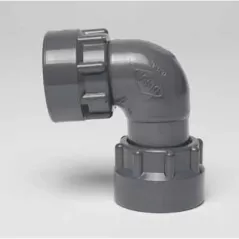 Sch. 40 Gray PVC Elbow 1 in. Swivel Manifold | 306-010