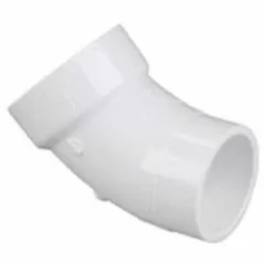 DWV-PVC 45 STREET ELBOW SPXS 4"