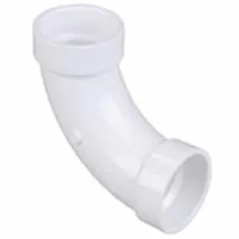 DWV-PVC LONG TURN 90 SLIP 4"