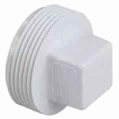 Dwv-Pvc Male Plug 2"