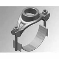 Saddle, 4" x 2"FNPT Ductile Iron