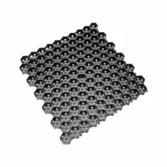 Paver Panel, 2' x 2' Black Grassroad Tufftrack