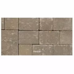 Paver Stone, 8" x 5" x 2" Rectangular Venice Interlocking Italian Renaissance