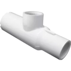 1" Tee PVC Sch. 40 Spigot x Slip x FPT | 1376-010