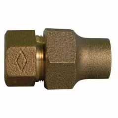 Straight Adapter, 3/4"Flare x FNPT Brass 74754 Series Hexagonal