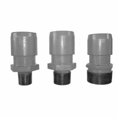 Outlet Adapter, 2"Spigot x MPT Ductile Iron LMN Series 360 Degrees