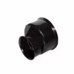 Reducing Coupler, 8" x 4"Bell Black HDPE Watertight Dual Wall Injection Molded