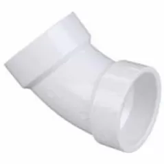 DWV-PVC 45 ELBOW SLIP 3"