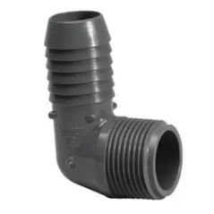 1/2" 90 Elbow PVC Insert x MPT | 1413-005
