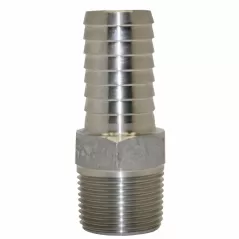 Adapter, 1"Insert x MNPT Stainless Steel with Hex