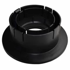 NDS Locking Outlet, Black Styrene Universal | 1243