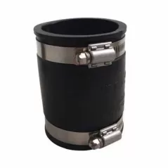 Flexible Coupling, 2"PVC Black