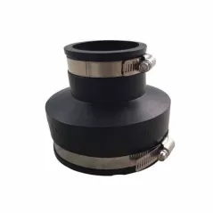 Flexible Coupling, 2" x 1-1/2"PVC Black