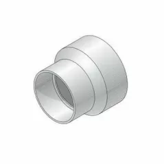 Plastic Trends Reducer Coupling, Hub PVC P Series Sdr-35 Concentric Solvent Weld | 6P07