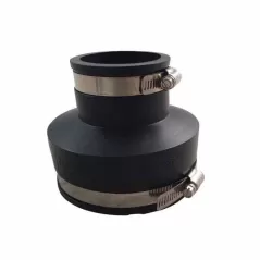 Flexible Coupling, 3" x 2"PVC Black