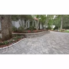 Paver Stone, 6" x 9" Rectangular 3 Tone Brown Vintage Stone