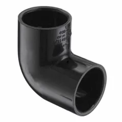 Sch. 40 Black PVC Elbow 1-1/2" Socket | 406015B