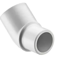 2-1/2" 45 Street Elbow PVC Sch. 40 Spigot x Slip | 427-025