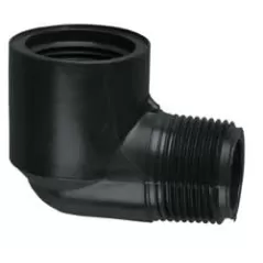 Street Elbow, Mpt X Fpt Black Poly Schedule 40 90° | M412005