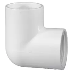 1/2" 90 Elbow PVC Sch. 40 Slip x FPT | 407-005