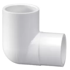 1-1/2" 90 Street Elbow PVC Sch. 40 Spigot x Slip | 409-015