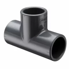 Sch. 40 Gray PVC Tee 1 in. Socket Standard | 401010G
